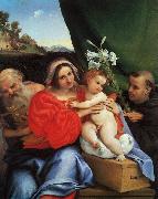 Lorenzo Lotto Virgin and Child with Saints Jerome and Anthony Sweden oil painting reproduction